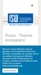 Mobile Screenshot of isw-freiburg.de